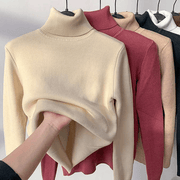 🎅New Year Sales 48% OFF🎁Winter fleece thick knitted bottoming shirt