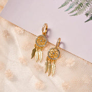 🔥Dreamcatcher Crystal Charm Earrings