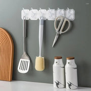 🔥SUMMER HOT SALE 49% OFF🔥MULTIFUNCTIONAL TRANSPARENT 6 HOOKS