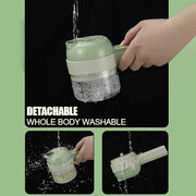 Best kitchen Tool💝 4 In 1 Handheld Electric Vegetable Cutter Set