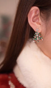 Christmas Tree Earrings
