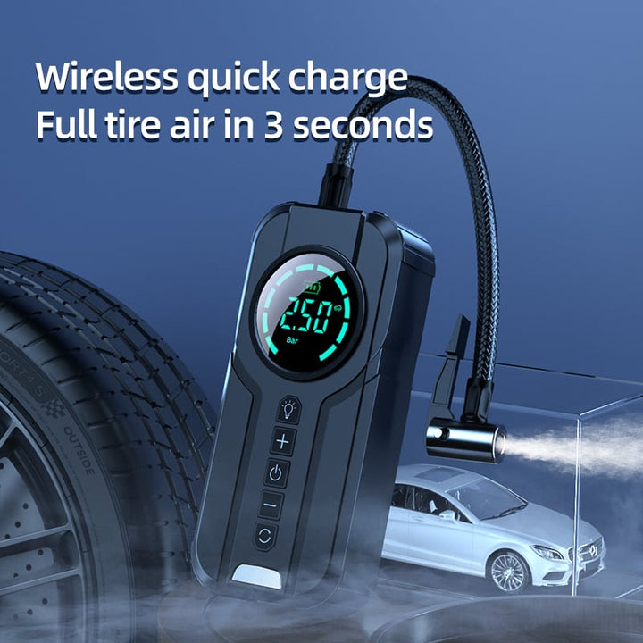 New Year Big Sale🔥 Portable Car Tire Inflator - 12V High Power