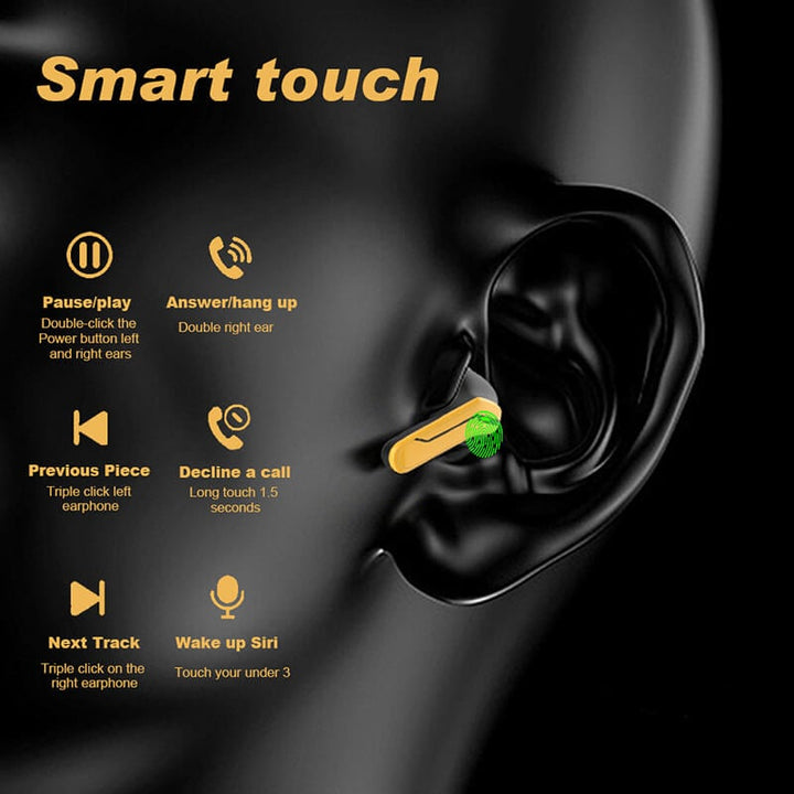 Last Day 47% OFF - Wireless Ultra-Low Latency HI-FI Stereo Sound Noise Cancelling Earbuds