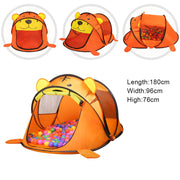 Cute Cartoon Toy Children's Tent For Kids Indoor Play House & Outdoor Camping