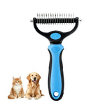 Dematting Comb Undercoat Rake Deshedding Brush for Pets