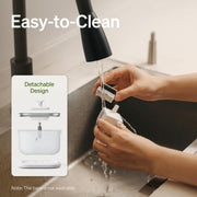 Stainless Steel Wireless Quiet Dual Flow Pet Fountain